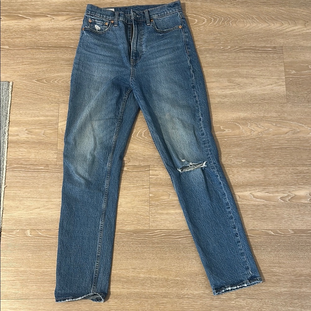 GAP - Cheeky Straight Sky High Jeans - 27 - EUC